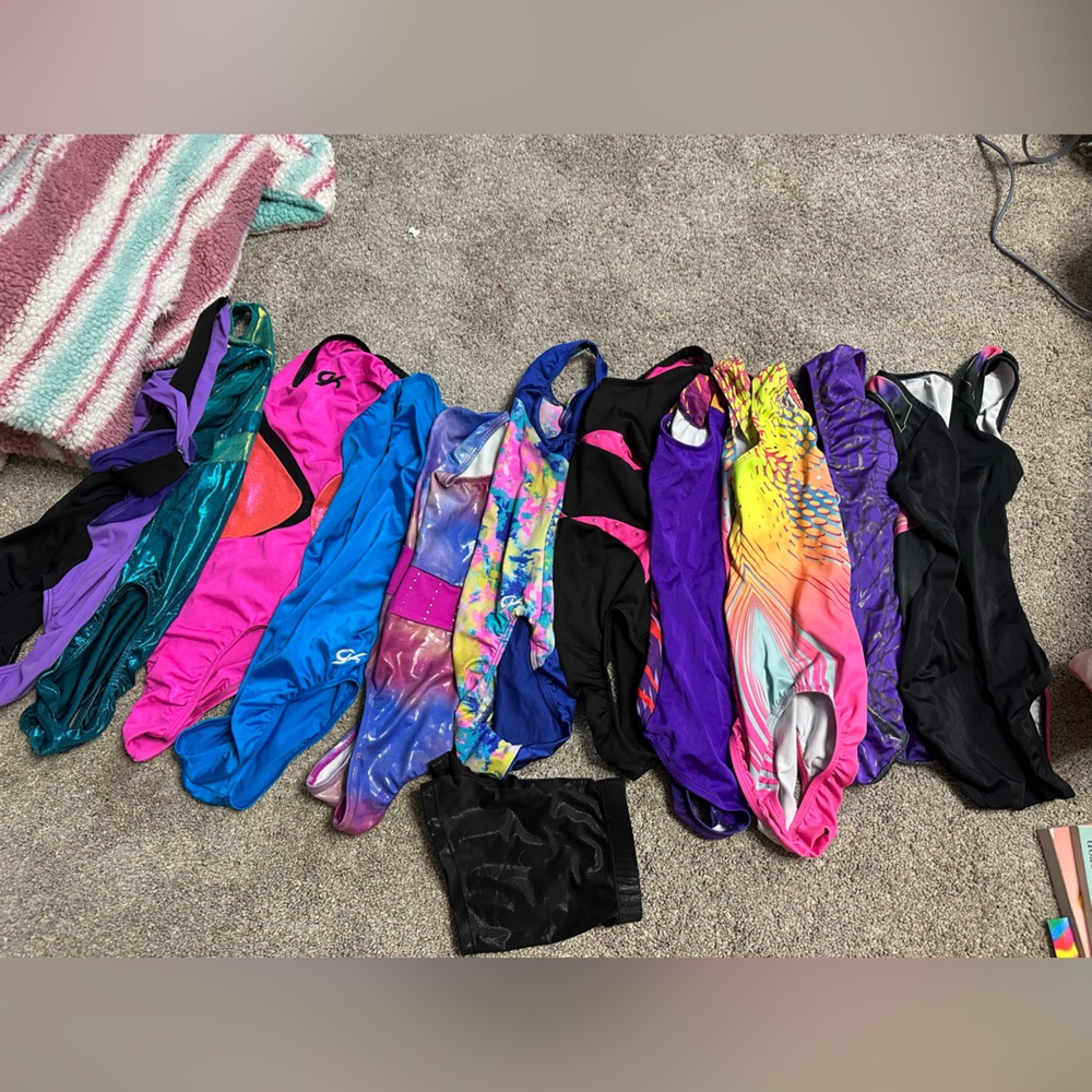 Girl Gymnastics or Dance Leotard Bundle